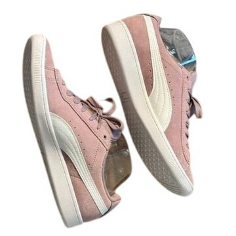 Puma Womens Suede Classic Sneakers Dusty Lavender With White Stripe - Picture 1 of 9